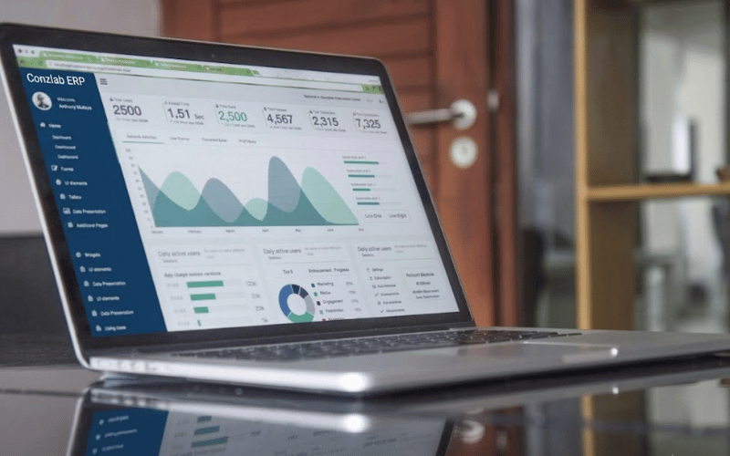 Conzlab ERP System Dashboard